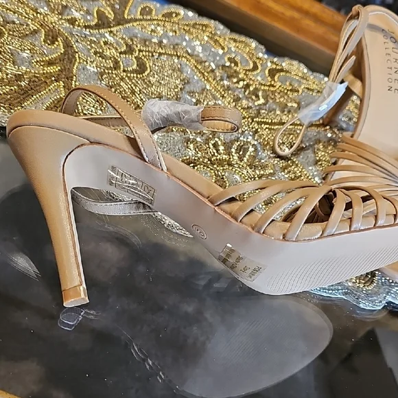 Journee Collection Tan Strappy Sandals - Picture 3 of 8